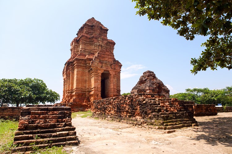 De oude Cham Tower van Mui Né, Vietnam